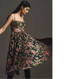 Anthropologie Verb by Pallavi Singhee Smocked Corse dress XSP PXS new